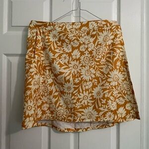 RipSkirt Hawaii Size L, Velcro Skirt, Swim Skirt, Pink Floral Pattern